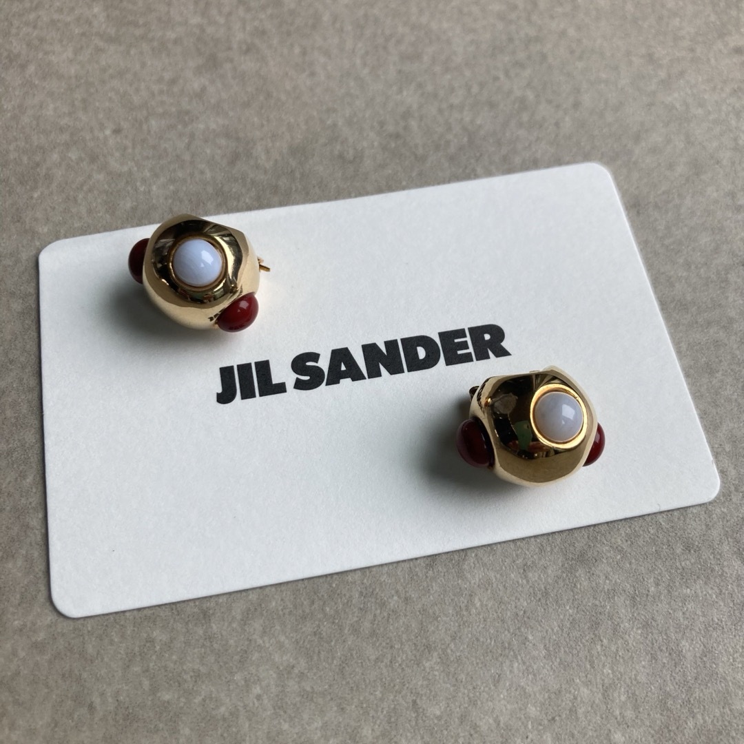 Jil Sander(ジルサンダー)のJIL SANDER ジルサンダー　ピアス　ゴールド レディースのアクセサリー(ピアス)の商品写真