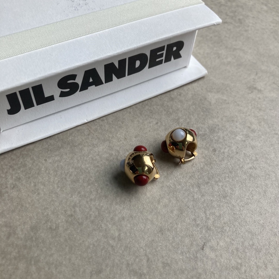 Jil Sander(ジルサンダー)のJIL SANDER ジルサンダー　ピアス　ゴールド レディースのアクセサリー(ピアス)の商品写真
