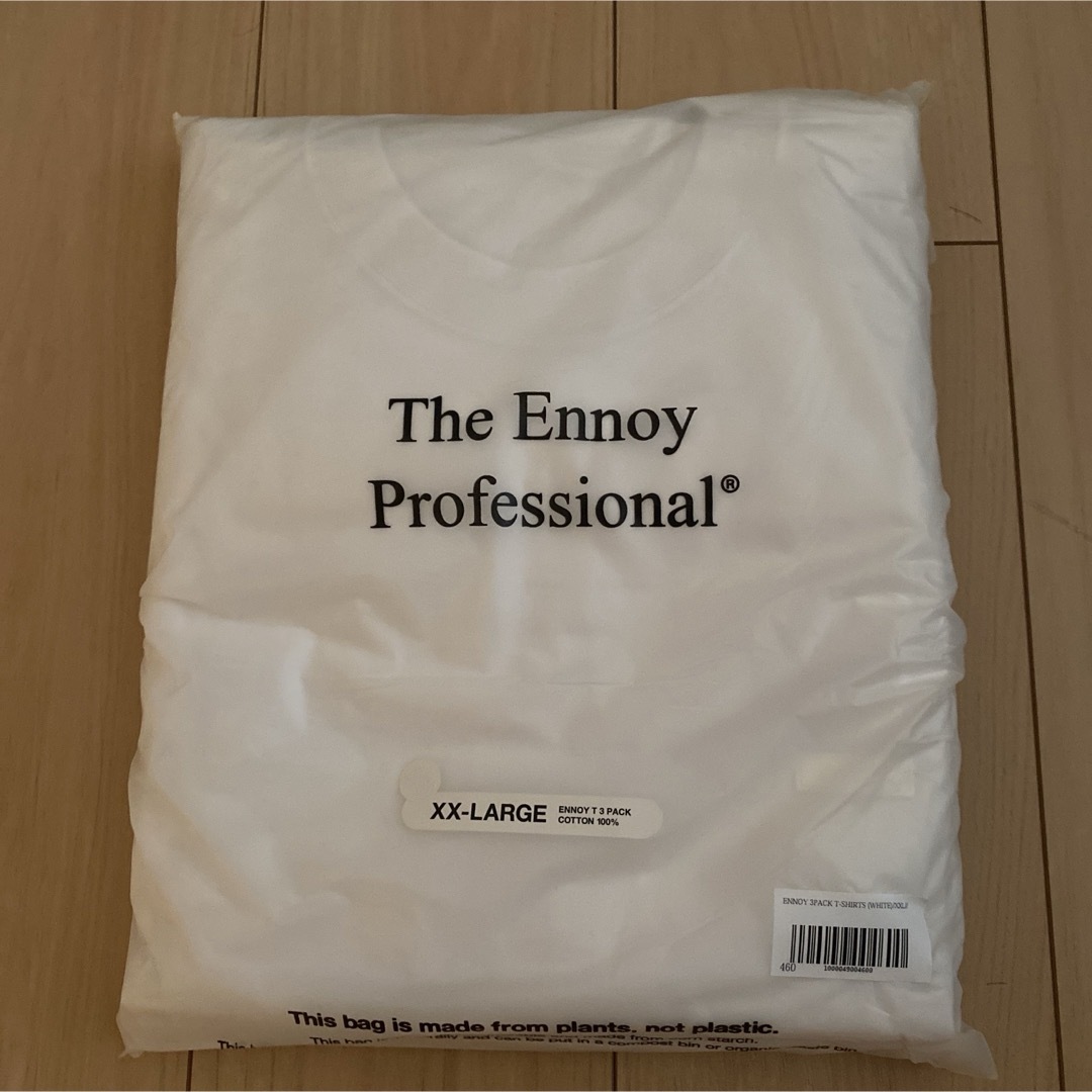 ENNOY 3PACK T-SHIRTS (WHITE) メンズのトップス(Tシャツ/カットソー(半袖/袖なし))の商品写真