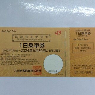 ジェイアール(JR)のJR九州 鉄道株主優待券　1枚(その他)