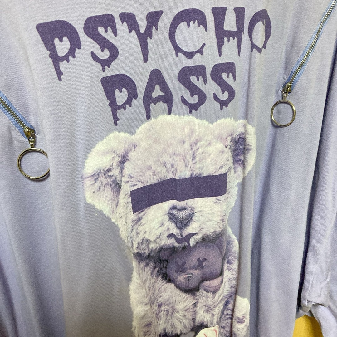 Amilige Psycho Bear Zip Tシャツ レディースのトップス(Tシャツ(半袖/袖なし))の商品写真