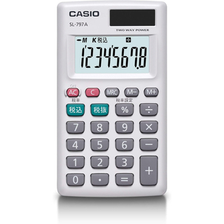 CASIO - カシオ 電卓SL-797A(1台)