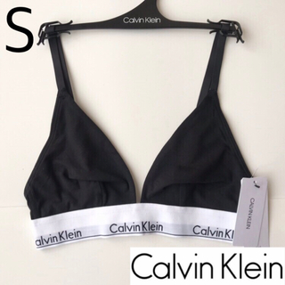 カルバンクライン(Calvin Klein)のレア 新品 USA カルバンクライン CK 下着 ブラ 黒 S(ブラ)