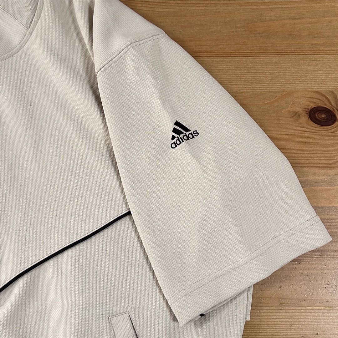 adidas(アディダス)のadidas GOLF アディダスゴルフ ハーフジップシャツ 半袖 ジャージ スポーツ/アウトドアのゴルフ(ウエア)の商品写真