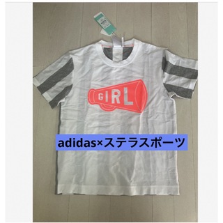新品タグ付き　adidas×ステラスポーツ　Tシャツ　Lサイズ　(シャツ/ブラウス(半袖/袖なし))