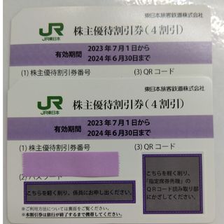 ジェイアール(JR)のJR東日本株主優待割引券2枚(その他)