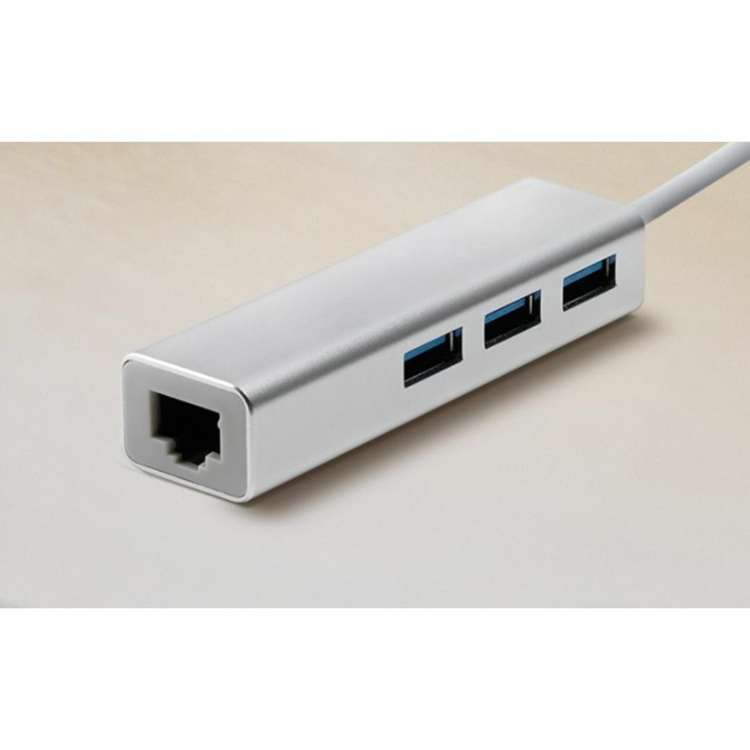 【新品】LANアダプター USB2.0/Type-C/コンパクト/軽量/アルミ スマホ/家電/カメラのPC/タブレット(その他)の商品写真