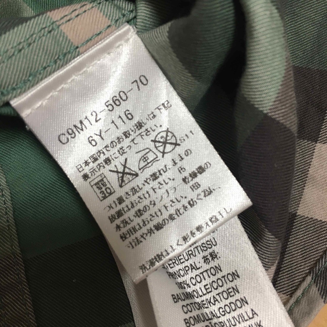 BURBERRY(バーバリー)のバーバリーシャツ　6Y キッズ/ベビー/マタニティのキッズ服男の子用(90cm~)(Tシャツ/カットソー)の商品写真