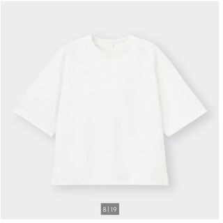 ホワイトトップス(Tシャツ/カットソー(半袖/袖なし))