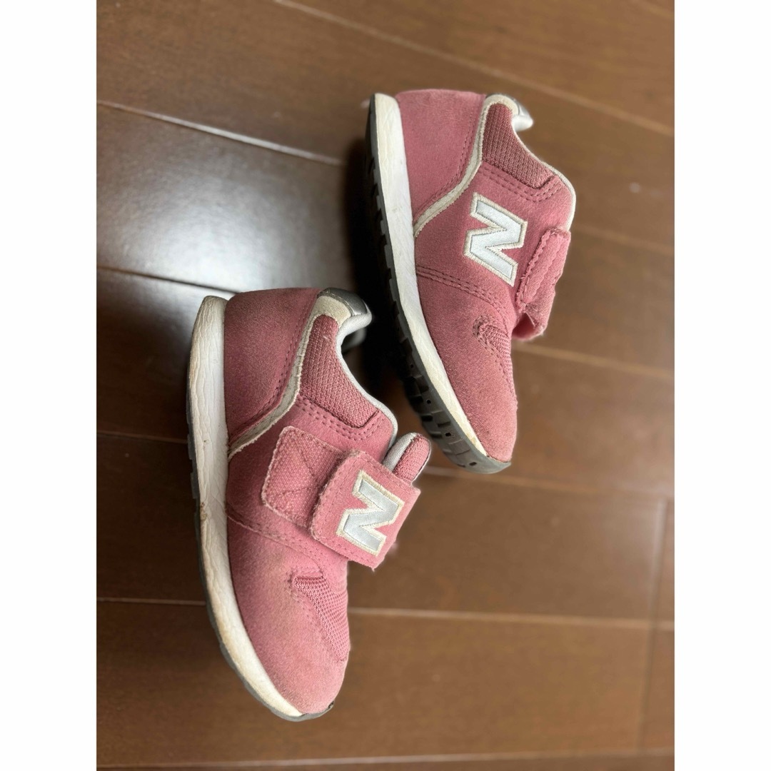 New Balance(ニューバランス)のNB996 16センチ　ピンク　キッズ　スニーカー キッズ/ベビー/マタニティのキッズ靴/シューズ(15cm~)(スニーカー)の商品写真