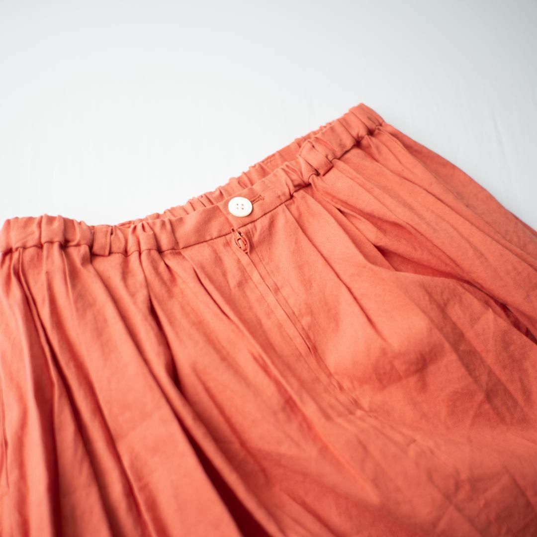 TRADITIONAL WEATHERWEAR(トラディショナルウェザーウェア)のTraditional Weatherwear リネン タックギャザースカート レディースのスカート(ひざ丈スカート)の商品写真