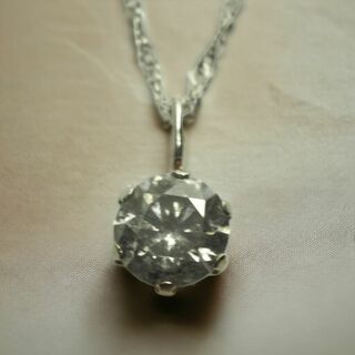 ◆大珠漆黒な天然ダイヤモンドネックレス　Pt900/850 プラチナ　D0.60(ネックレス)