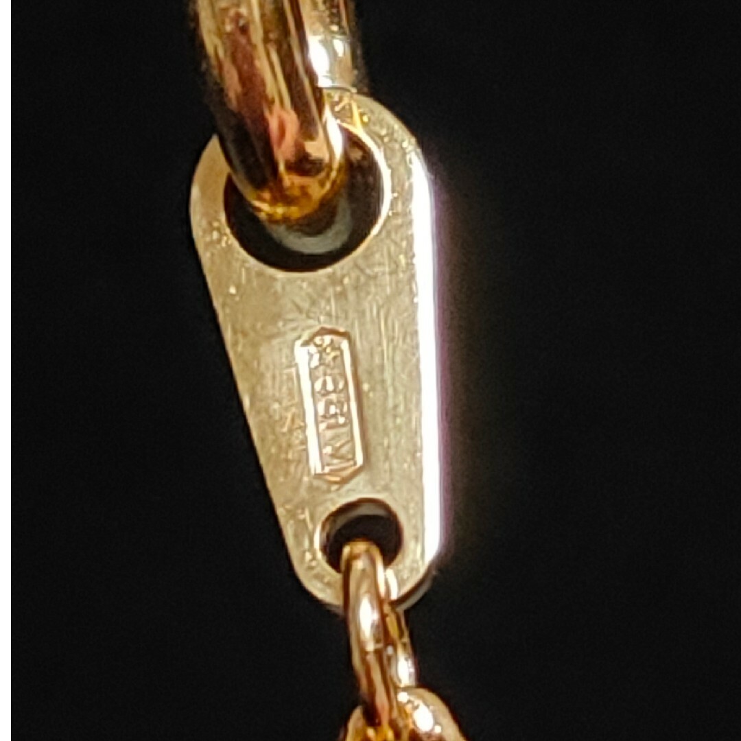 イタリア ITALY 金18 (750) フィガロ ネックレス レディースのアクセサリー(ネックレス)の商品写真