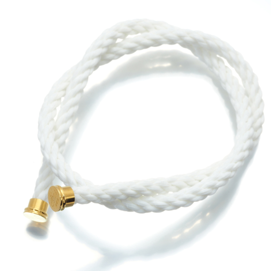 FRED - フレッド ブレスレット用コード フォース10 LM ホワイト FRED - フレッド ブレスレット用コード フォース10 LM ホワイト