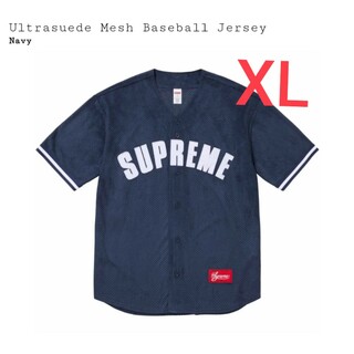 Supreme - Supreme Ultrasuede Mesh Baseball Jersey