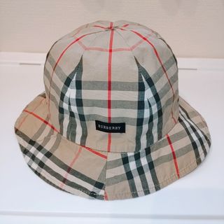 バーバリー(BURBERRY)のBURBERRY　バーバリー　ベビー　キッズ　リバーシブルハット　バケットハット(帽子)