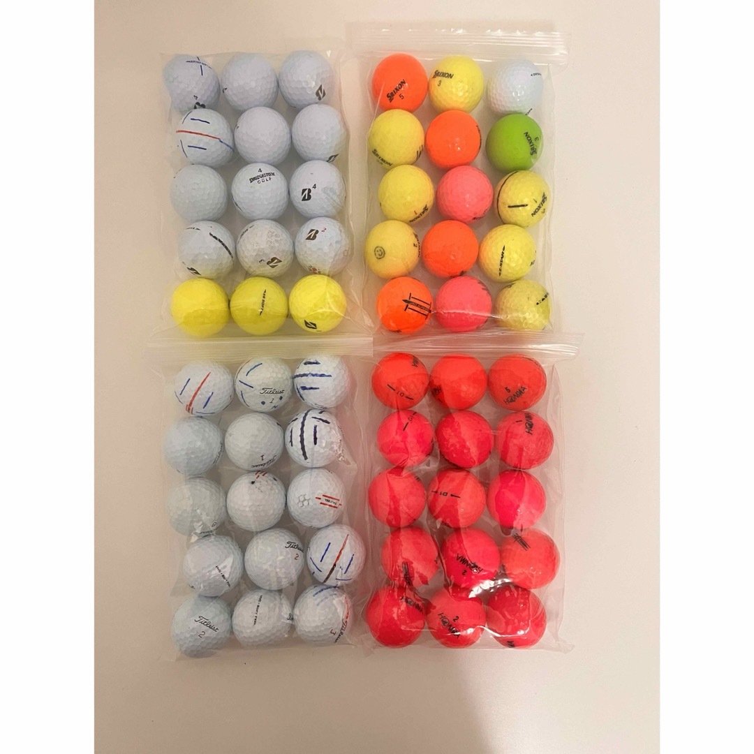 ゴルフロストボール60球カラー30球 スポーツ/アウトドアのゴルフ(その他)の商品写真