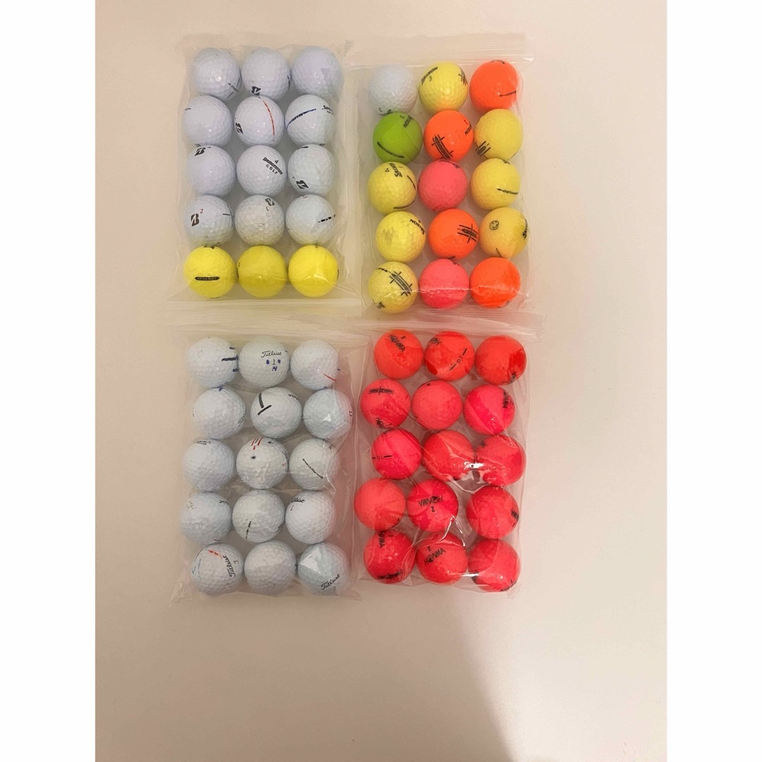 ゴルフロストボール60球カラー30球 スポーツ/アウトドアのゴルフ(その他)の商品写真