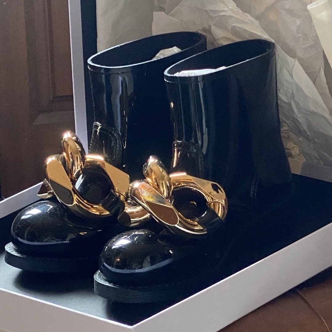 J.W.ANDERSON - jw anderson WOMEN'S CHAIN RUBBER BOOT 37の J.W.ANDERSON - jw anderson WOMEN'S CHAIN RUBBER BOOT 37の