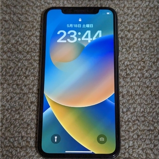 アイフォーン(iPhone)の【美品】iPhone X 64GB スペースグレイ docomo(スマートフォン本体)