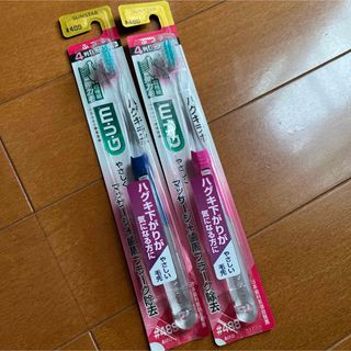 GUM ハグキラボ デンタル 歯ブラシ 4列 超コンパクトヘッド ふつう 2本(歯ブラシ/歯みがき用品)