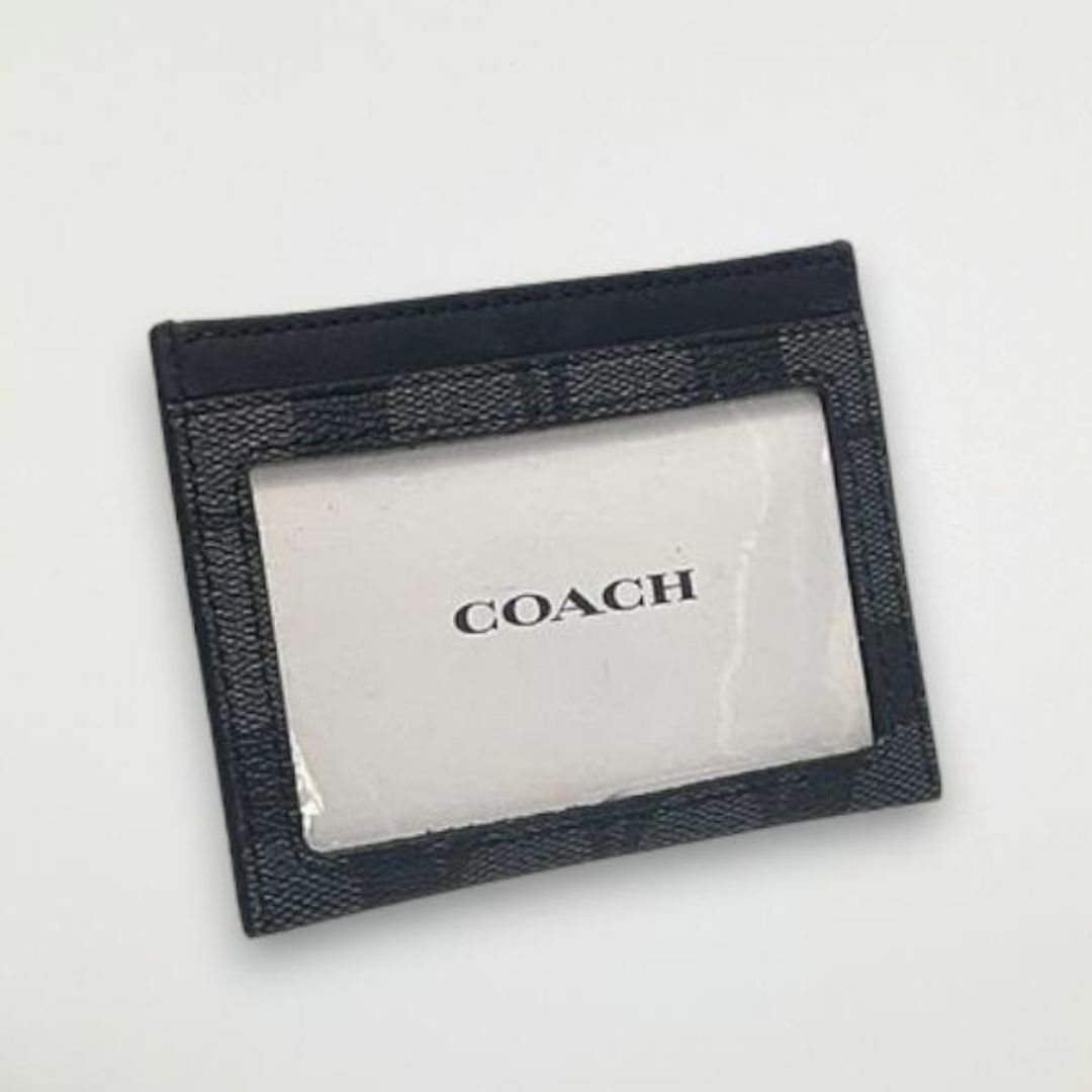 COACH(コーチ)の【限定セール！正規品 新品未使用】 コーチ　カードケース　58110 cqbk レディースのファッション小物(パスケース/IDカードホルダー)の商品写真
