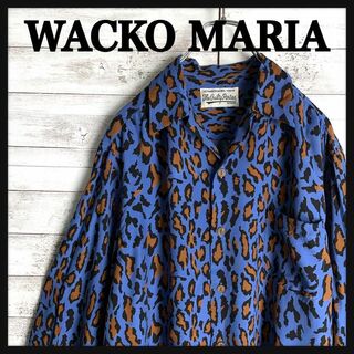 ワコマリア(WACKO MARIA)の9770【人気デザイン】ワコマリア☆総柄希少カラーシャツ　入手困難　美品(シャツ)