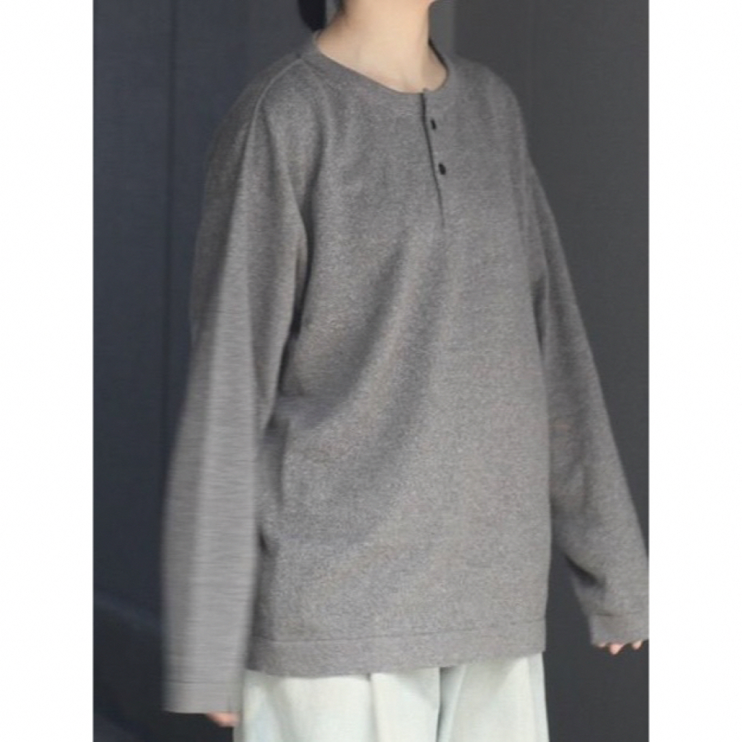 crépuscule (クレプスキュール)のcrepuscule Henry Neck L/S メンズのトップス(ニット/セーター)の商品写真