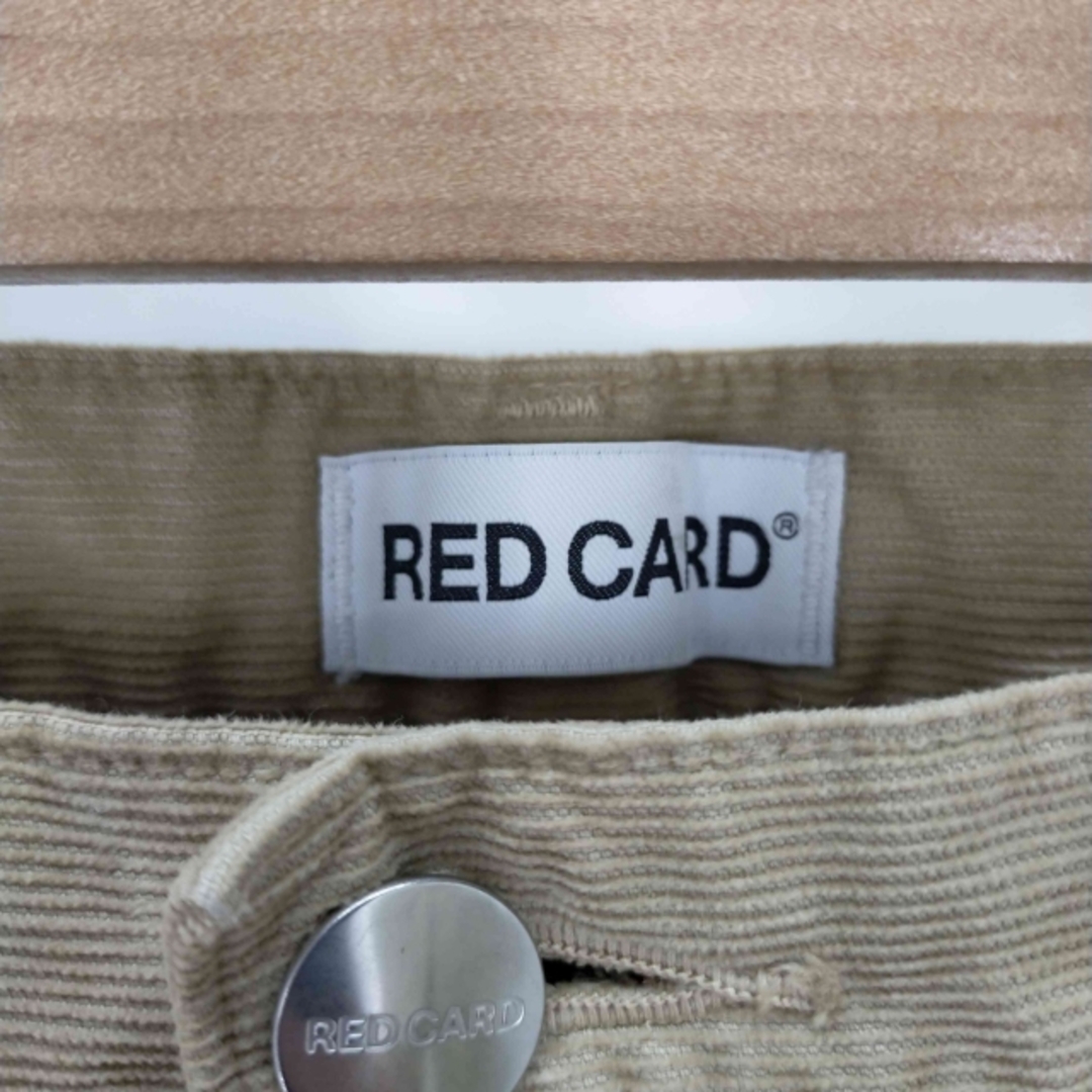 RED CARD(レッドカード)のRED CARD(レッドカード) コーデュロイパンツ テーパード ジッパーフライ レディースのパンツ(その他)の商品写真