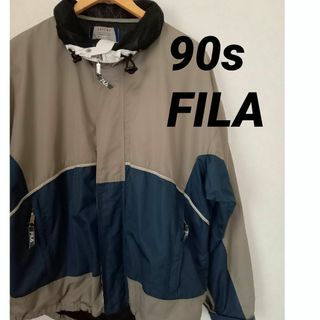 FILA - 【FILA】ナイロンパーカー◎90s古着Sサイズ