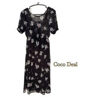 COCO DEAL - ココディール♡シフォン花柄ワンピース