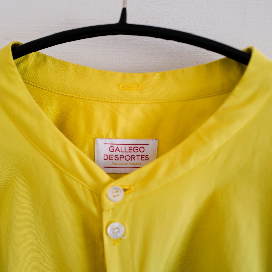 GALLEGO DESPORTES(ギャレゴデスポート)のGALLEGO DESPORTES バンドカラーシャツ L ギャレゴデスポート メンズのトップス(シャツ)の商品写真
