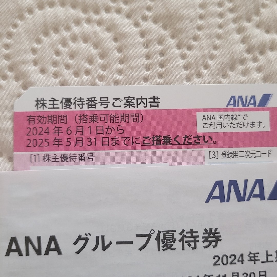 ANA(全日本空輸)(エーエヌエー(ゼンニッポンクウユ))の☆☆ANA株主優待券☆☆全日本空輸 チケットの優待券/割引券(その他)の商品写真