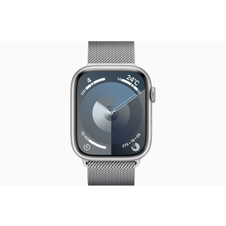 Apple - Apple Watch Series 9 GPSモデル 45mm シルバー アルミニウムケースとシルバーミラネーゼループ