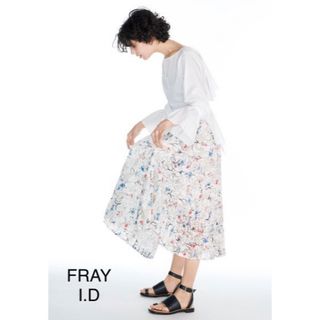 フレイアイディー(FRAY I.D)のFRAY I.D レースプリーツスカート(ロングスカート)