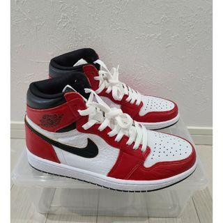 ナイキ(NIKE)のAJ1 ライトフュージョンレッド シカゴ カスタム(スニーカー)