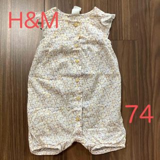 H&M - H&M 花柄ロンパース