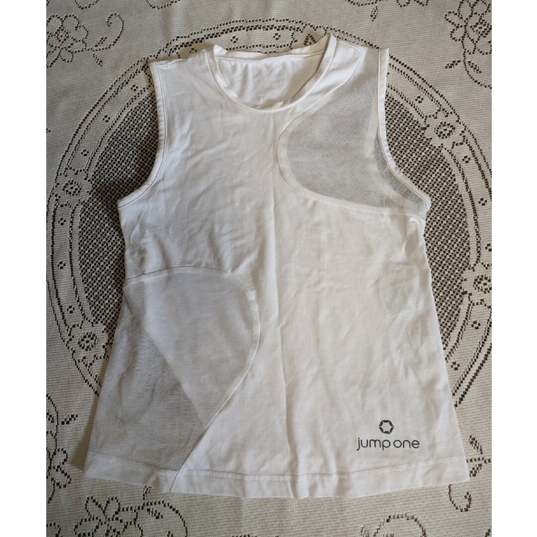 jumponeオリジナル　メッシュタンクトップ　ホワイト36 レディースのトップス(カットソー(半袖/袖なし))の商品写真