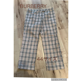 【美品】BURBERRY バーバリーカジュアルパンツ　44サイズ　ノバチェック