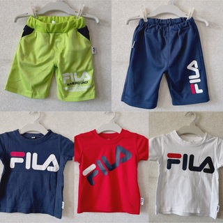 フィラ(FILA)のFILA 半袖Tシャツ 半ズボン 5点セット 80cm(Ｔシャツ)
