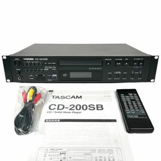 TASCAM CDプレーヤー SDカード/USBメモリー対応 CD-200SB(その他)