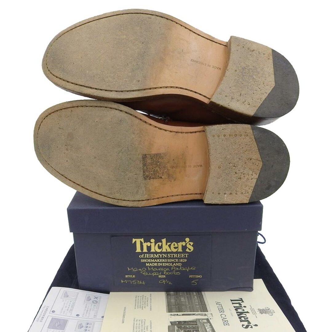 Trickers(トリッカーズ)のトリッカーズ TRICKER'S トリッカーズ ユニオンワークス別注 イミテーション キャップトゥ レースアップ ブーツ シューズ メンズ ブラウン 9.5 M7534 9.5 メンズの靴/シューズ(その他)の商品写真