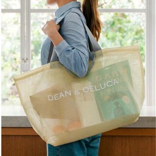 ディーンアンドデルーカ(DEAN & DELUCA)の【新品】DEAN & DELUCA⭐︎メッシュトートバッグ シトラスイエロー(トートバッグ)