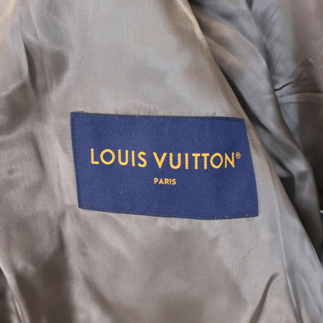 LOUIS VUITTON(ルイヴィトン)のルイヴィトン 国内正規 23AW RM232 BQV HPL85E アームモノグラムレザー切替 バーシティーブルゾン 46 メンズのジャケット/アウター(ブルゾン)の商品写真