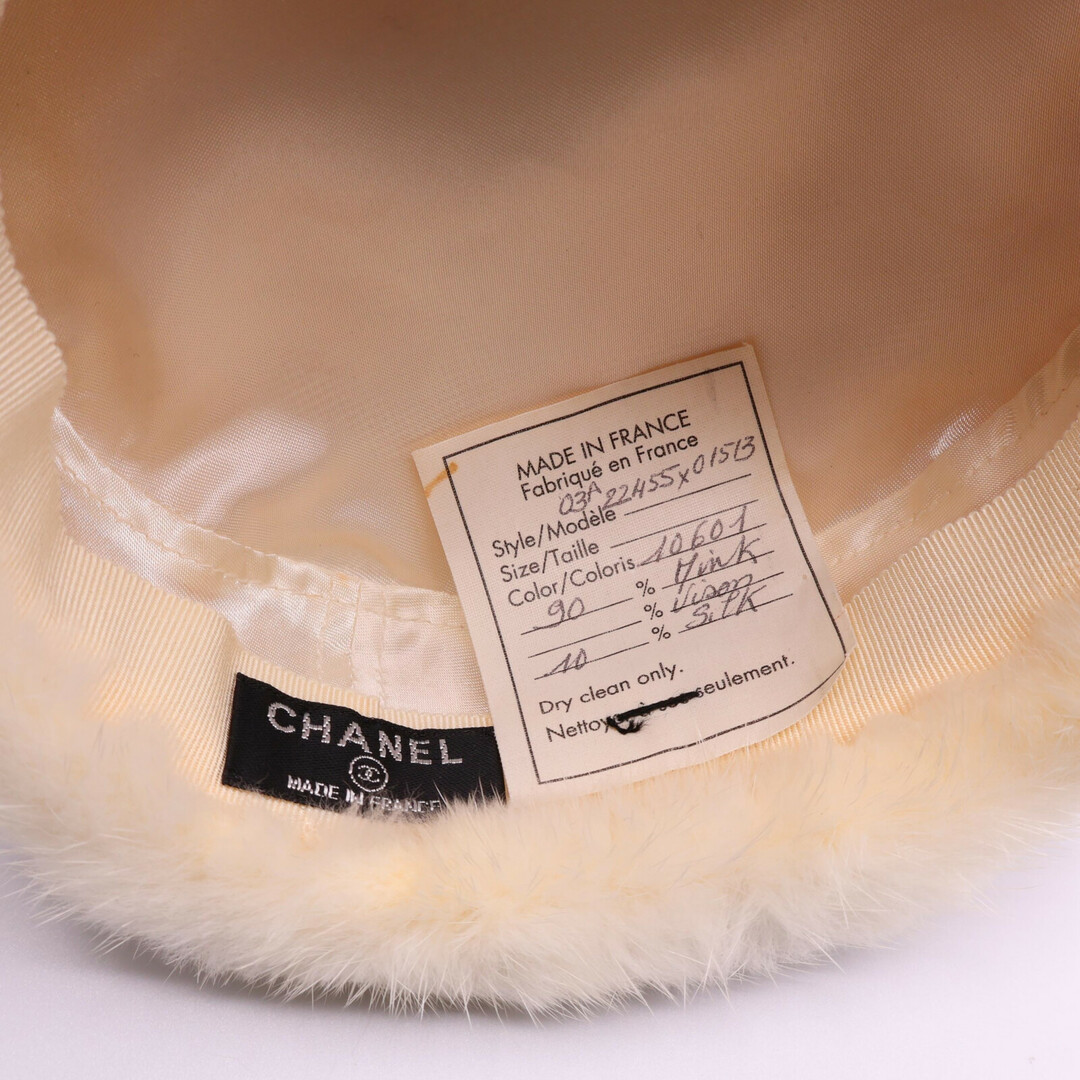 CHANEL(シャネル)のシャネル 03A 22455 01513 ミンク リボン カクテルハット レディースの帽子(ハット)の商品写真