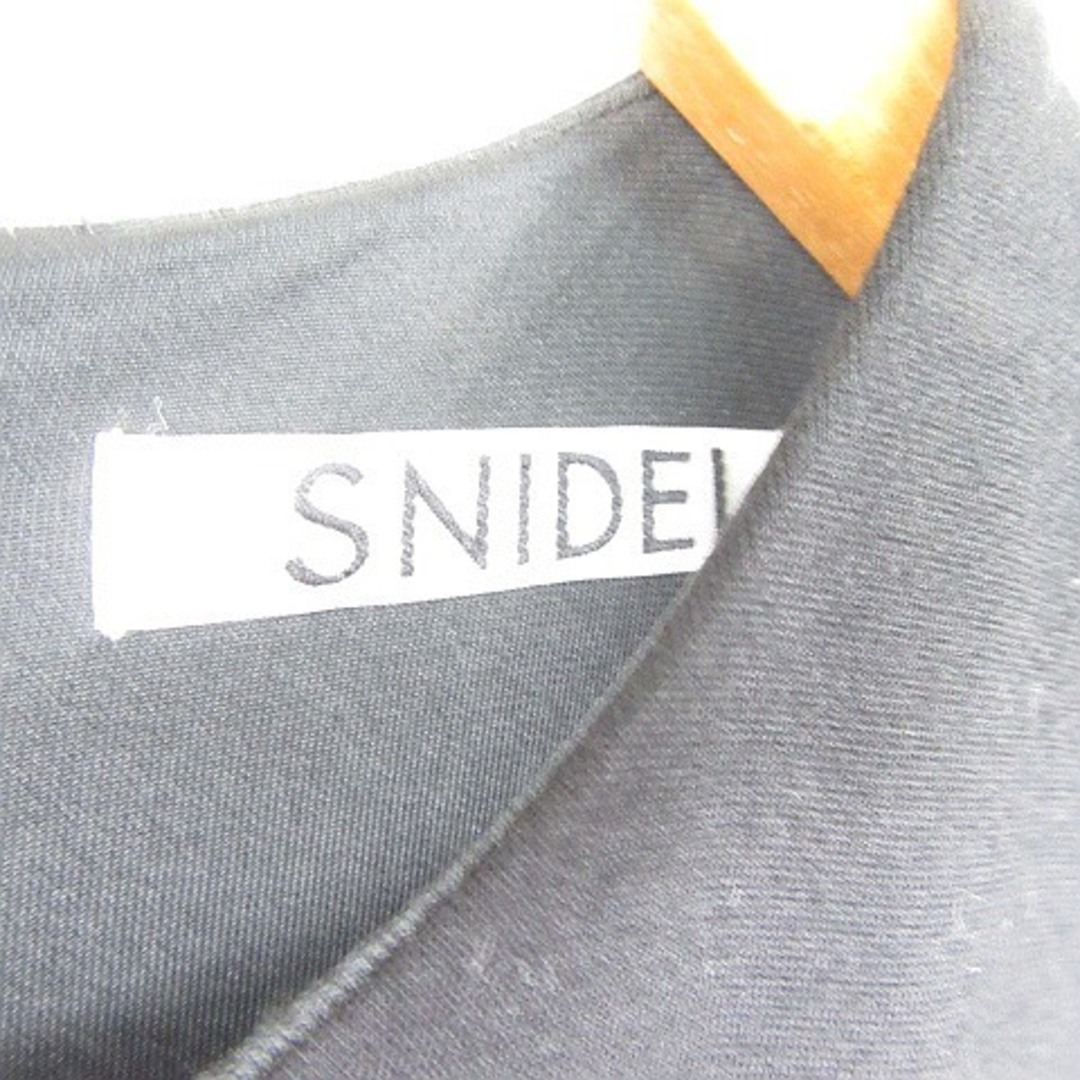 SNIDEL(スナイデル)のスナイデル snidel ポンチフィット & フレアワンピース 半袖 0 レディースのワンピース(ロングワンピース/マキシワンピース)の商品写真