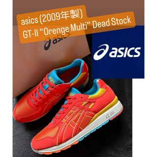 アシックス(asics)の新品 2009年製 箱付【asics GT-II GT2 Orenge】(スニーカー)