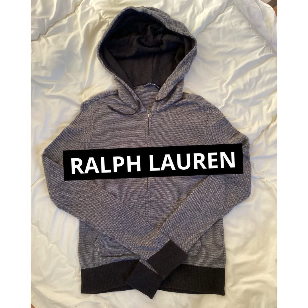 Ralph Lauren(ラルフローレン)のラルフローレン　ニット　パーカー　レディース　比較的薄手 レディースのトップス(パーカー)の商品写真