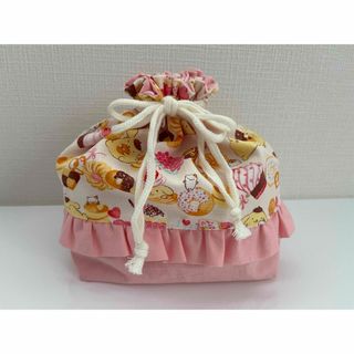 ポムポムプリン　お弁当袋(ランチボックス巾着)