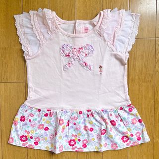 【中古品・匿名配送】ミキハウス/mikihouse Tシャツ サイズ100cm